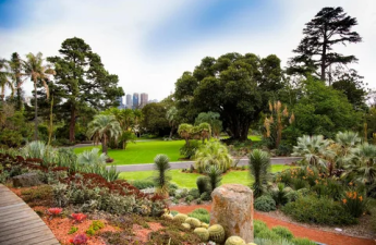 how long is the walk around royal botanic gardens